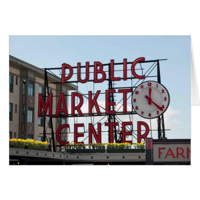 Pikes Market in Seattle, WA (Front Horizontal)