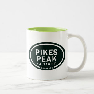 Pikes Peak 14,110 FT CO Mountain Mug