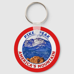 Pikes Peak America's Mountain Key Ring