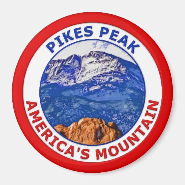 Pikes Peak America's Mountain Magnet (Front)