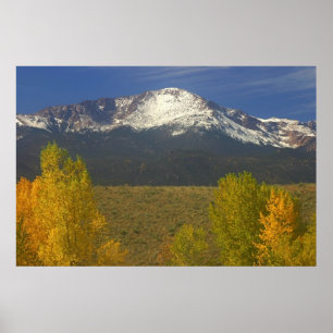 Pikes Peak at Autumn Poster