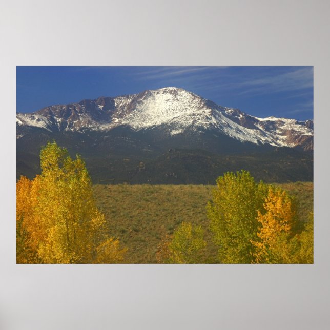Pikes Peak at Autumn Poster (Front)