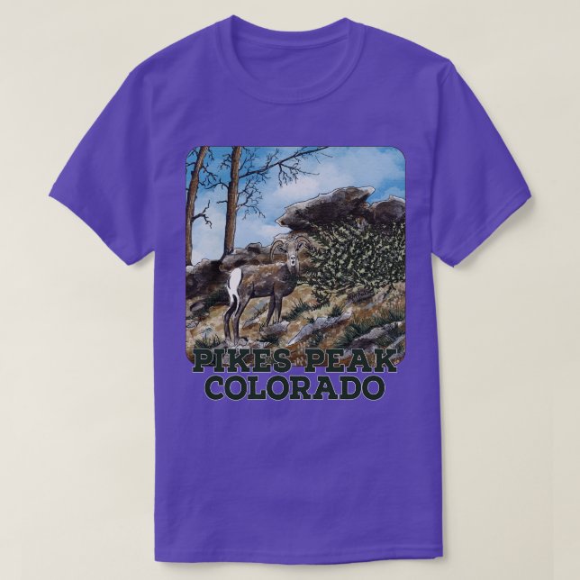 Pikes Peak Bighorns T-Shirt (Design Front)