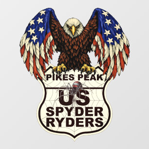 Pikes Peak Chapter - Decal Eagle Logo