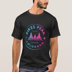 Pikes Peak Colorado Â€“ Co Mountain Forest T-Shirt