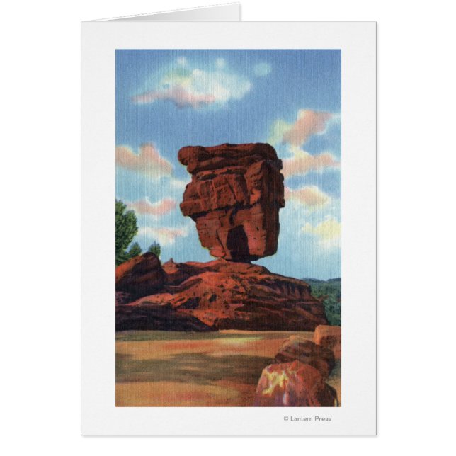 Pikes Peak, Colorado - Balanced Rock (Front)