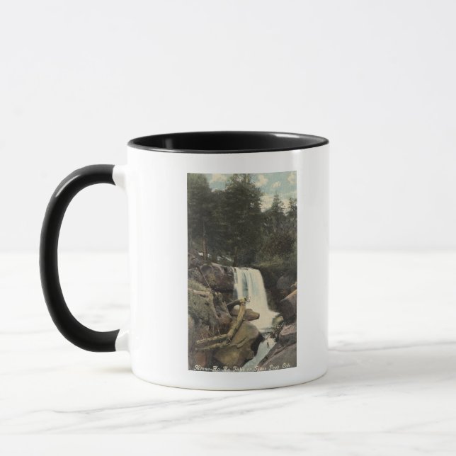 Pikes Peak, Colorado - Minne-Ha-Ha Falls View Mug (Left)