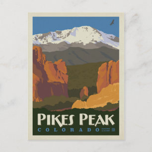 Pikes Peak, Colorado Postcard