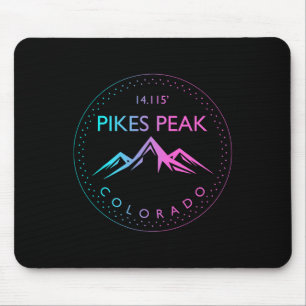 Pikes Peak Colorado Rocky Mountains Climbing Souve Mouse Mat