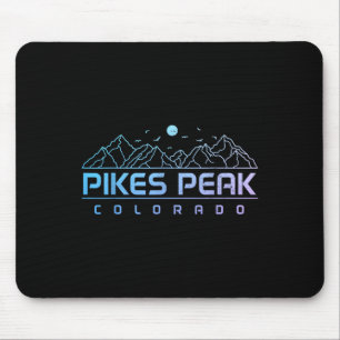 Pikes Peak Colorado Rocky Mountains Climbing Souve Mouse Mat