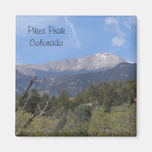 Pikes Peak- Colorado Springs Magnet (Front)