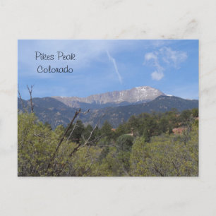 Pikes Peak- Colorado Springs Postcard