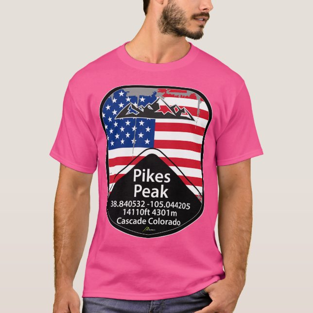 Pikes Peak Colorado Usa 	 	 04 T-Shirt (Front)