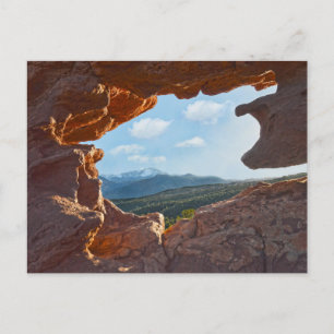 Pikes Peak Framed, Colorado Postcard