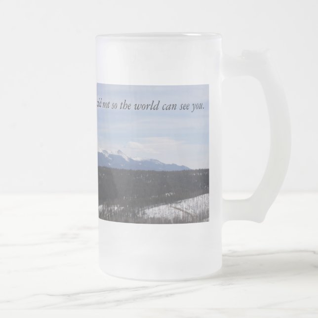 Pike's Peak  Frosted Mug (Right)
