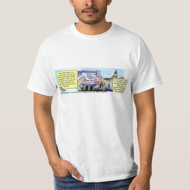 Pikes Peak Hill Climb Cartoon Shirt (Front)