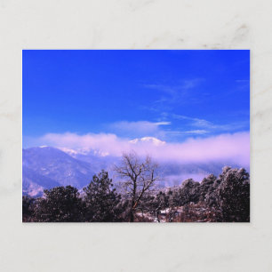 Pikes Peak Mountain, Colorado Springs, CO Postcard