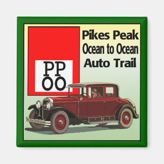 Pikes Peak Ocean to Ocean Auto Trail Magnet