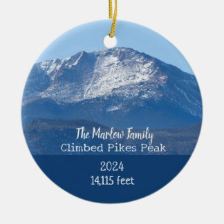 Pikes Peak Personalised Ornament