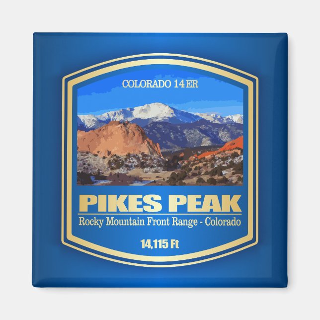 Pikes Peak (PF) Magnet (Front)