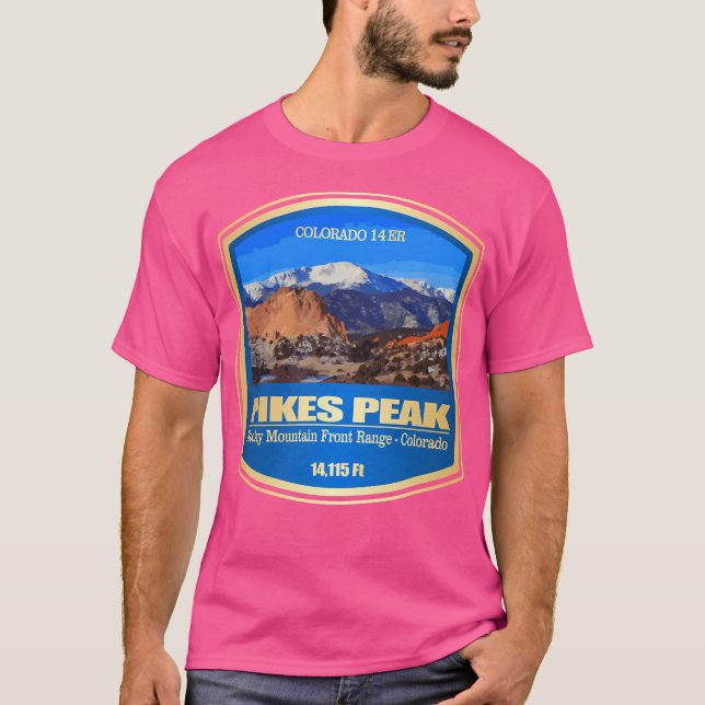 Pikes Peak (Pf) T-Shirt (Front)