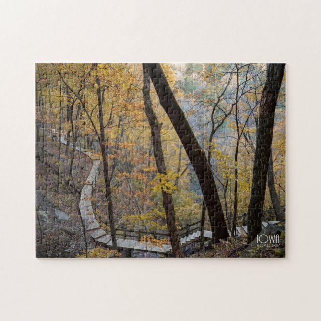 Pikes Peak State Park in McGregor, Iowa. Jigsaw Puzzle (Horizontal)