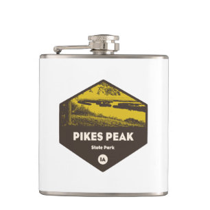 Pikes Peak State Park Iowa Hip Flask
