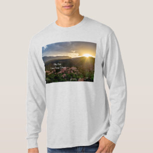 Pikes Peak Sunset Haze Men's Long Sleeve Shirt
