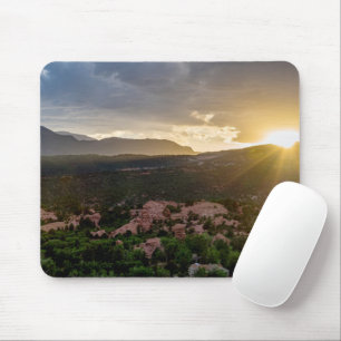 Pikes Peak Sunset Haze Mousepad