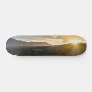 Pikes Peak Sunset Haze Skateboard