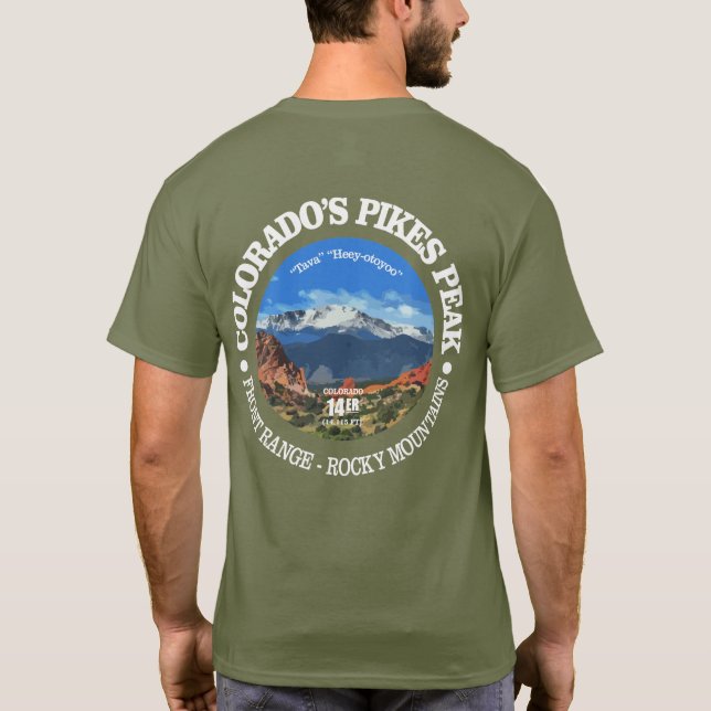 Pikes Peak T-Shirt (Back)