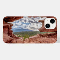 Pikes Peak Through A Rock Hole