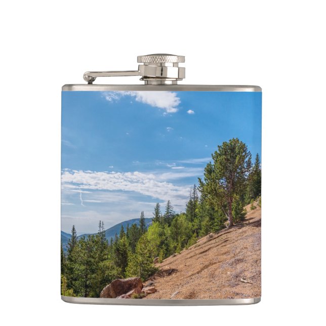 Pikes Peak Train Ride Hip Flask (Front)
