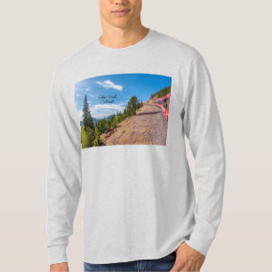 Pikes Peak Train Ride Men's Long Sleeve Shirt