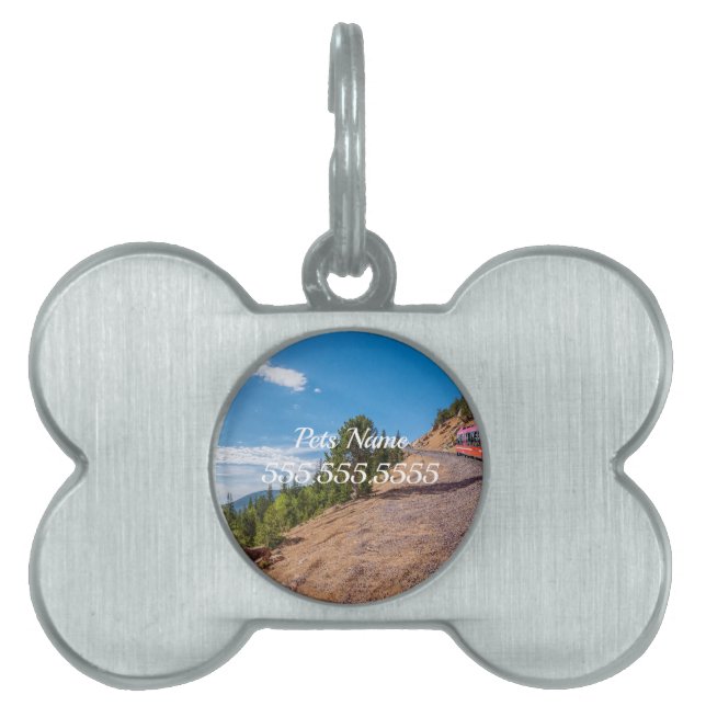 Pikes Peak Train Ride Pet Tag (Front)