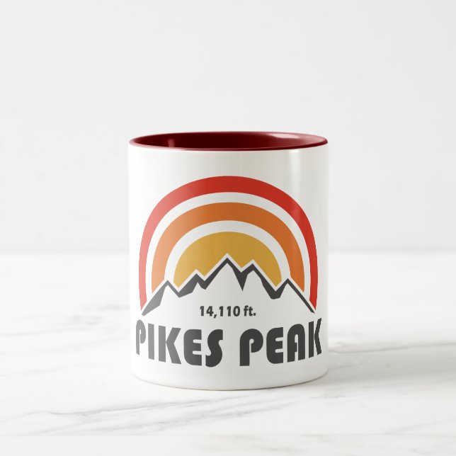 Pikes Peak Two-Tone Coffee Mug (Center)