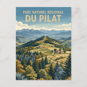 Pilat Regional Natural Park France Postcard