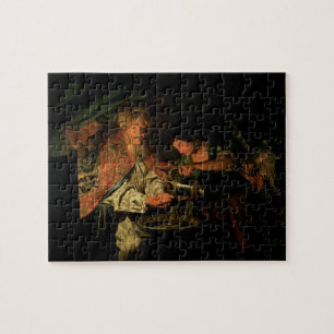 Pilate Washing his Hands (oil on canvas) Jigsaw Puzzle