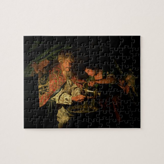 Pilate Washing his Hands (oil on canvas) Jigsaw Puzzle (Horizontal)