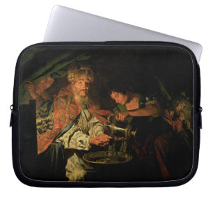Pilate Washing his Hands (oil on canvas) Laptop Sleeve