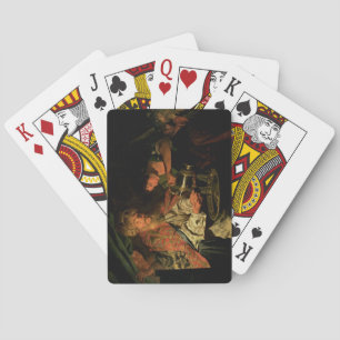 Pilate Washing his Hands (oil on canvas) Playing Cards