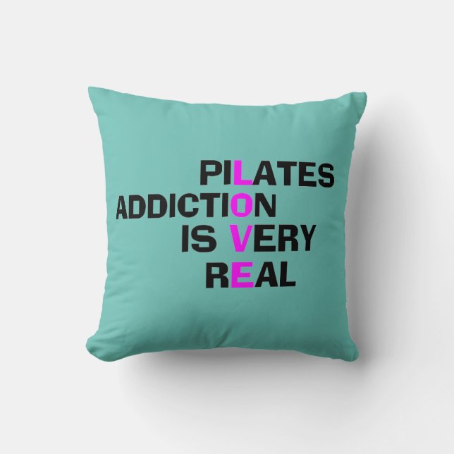Pilates Addiction - Studio Decor Items Cushion (Front)