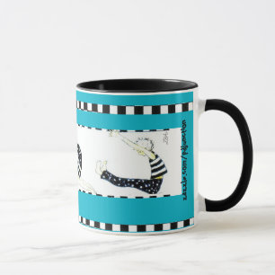 "pilates and coffee" mug