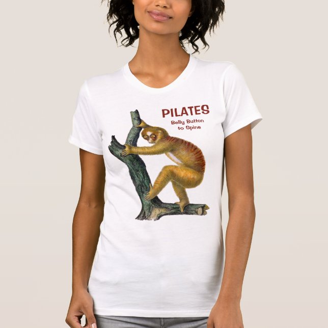 PILATES! Belly Button to Spine T-Shirt (Front)