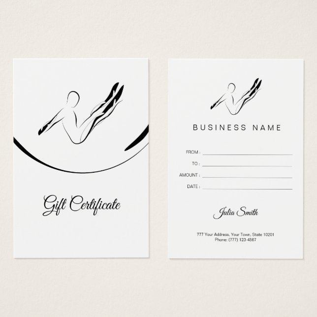 Pilates Boomerang pose (Front & Back)