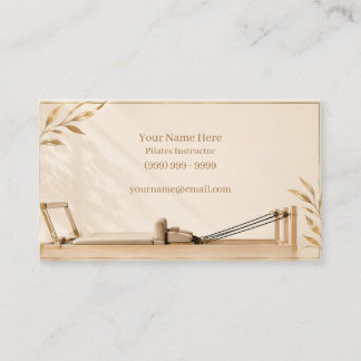 Pilates business card