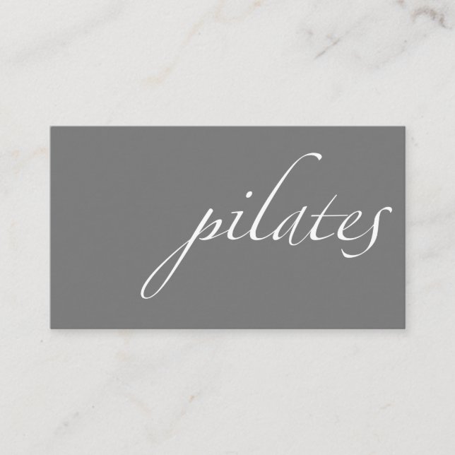 Pilates Business Card (Front)