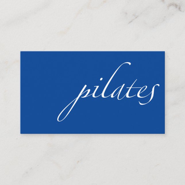 Pilates Business Card (Front)