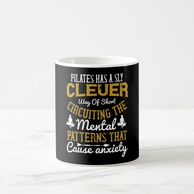 Pilates Can Short Circuiting To Anxiety Coffee Mug (Center)