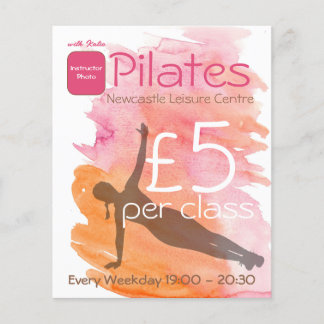 Pilates Class Advertising Flyer